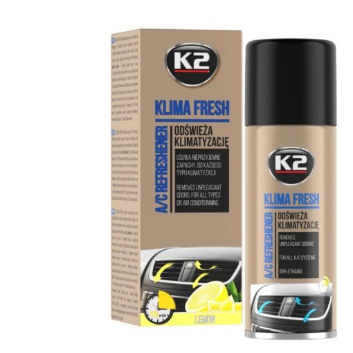 K2 Klima Fresh A/C Refreshener Lemon 150ml