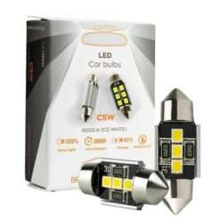 Cartech ΛΑΜΠΑ LED 3PCS SMD WHITE COLOR (6000K) T10 X36mm 33766
