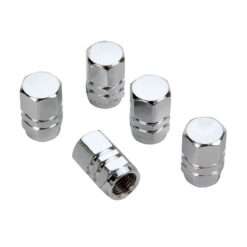 Cartech Καπάκια βαλβίδων 5τμχ. ασημί aluminium 52392 [1]