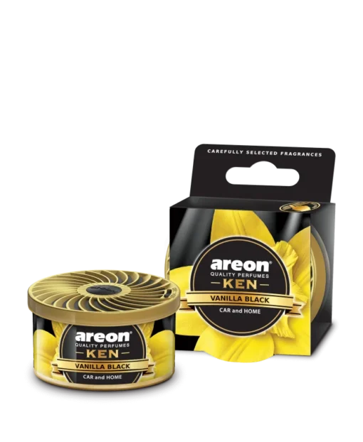 Areon KEN VANILLA BLACK – Αρωματικό Χώρου Βανίλια 35g